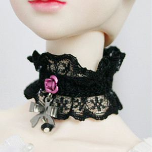 SD - Rose Choker (Black)[F3-4-4]