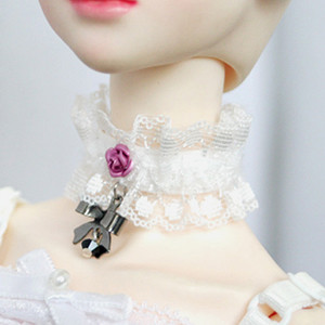 SD - Rose Choker (White)[F3-4-4]