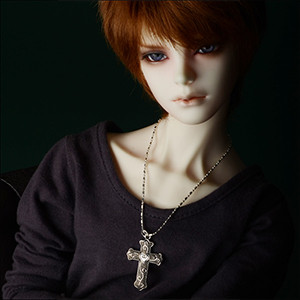 MSD & SD Size - KTK Cross Necklace (Silver)