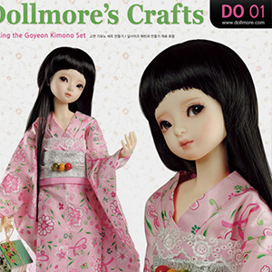 MSD Size Pattern - DO01 Dollmores Creafts : Making The Goyeon Kimono Set (원단포함)