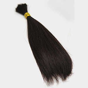 Human hair Straight Hair : Black (#1A)