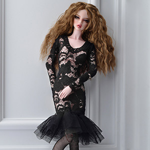 Fashion Doll Size - Gateau One-piece Dress (Black)