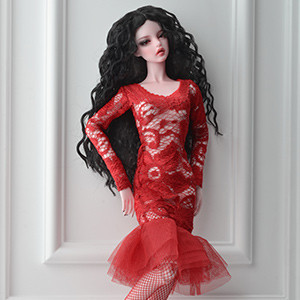 Fashion Doll Size - Gateau One-piece Dress (Red)