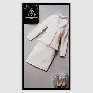 Princess Diana White Suit Ensemble