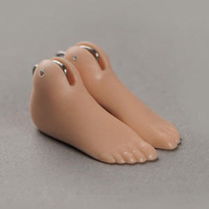 12 inch Doll Size - Basic Feet Set (ABS/D. Skin)