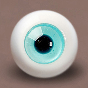 12mm Round Glass Eyes (Lake Blue)