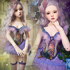 [Limited Outfit Set]Trinity Doll F Size - Violet Dream Dress Up Clothes Set - LE10