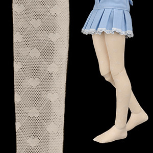 MSD - Heart Ami Band Stocking (Ivory)