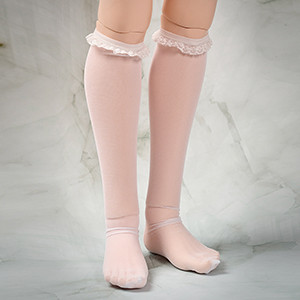 Trinity Doll size - Cellua Knee Stocking (White)