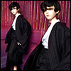 Model Size - Basic Kimono (DS Black)