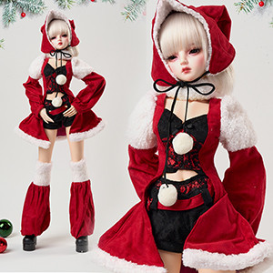 SD F - Christmas Party Dress Set (Red)