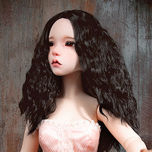 (13-14) Forest Sobazu Parting Wig (Black)