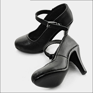 Model Doll F(high heels) Shoes - Basic Shoes (Black)