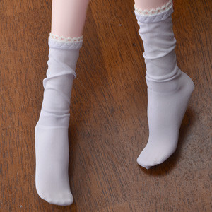 Model F Size - Basic socks (White)