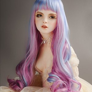 (13-14) Long Vora Curl Wig (FF Violet)