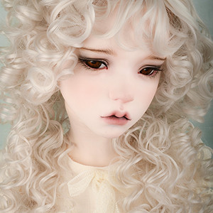 (13-14) Roco Curl Wig (White)