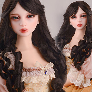 (13-14) Crispated Long Wig (Black)