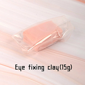 Dolmoa Non-hardening Eye Fixing Clay/Eye Clay/Eye Clay/Eye Fixing Clay (15g) Pink skin color