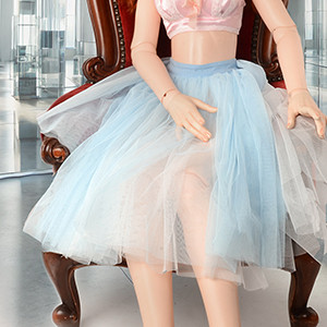 (Pre-Order) Trinity F Doll Size - Vella Skirt (L Blue) - LE10