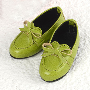 Grace Doll Size -Ribbon Loafer (L Green)