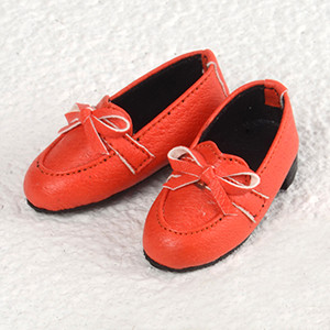 Grace Doll Size -Ribbon Loafer (O Red)