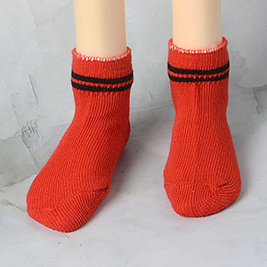 Glamor Model M - Two Line Socks (Red)