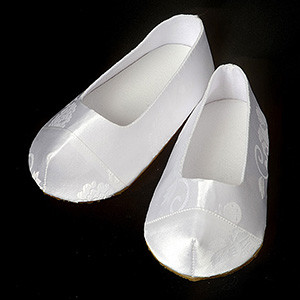 Lusion Doll Boy Shoes - Remembrance Shoes (White)