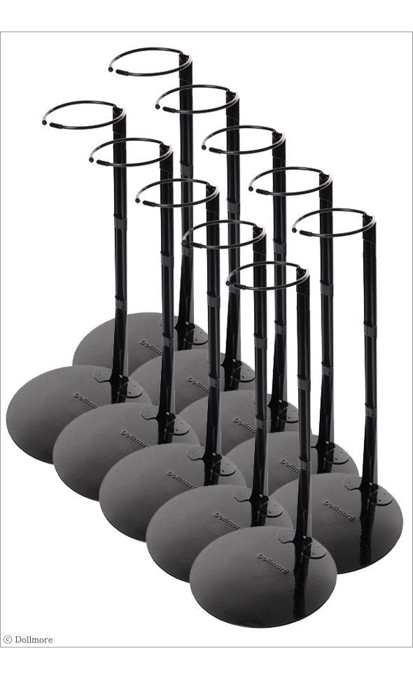 50 ~ 85cm Dollmore Doll Stand 10 Piece Set (Black)