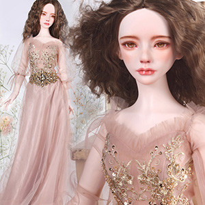 [Limited Dress] Trinity Doll F Size - Apricot Blush Dress Set - LE10