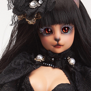 Catish Girl Doll - Intactly Reaa In Black - LE10