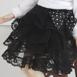 MSD - Millefeuille Skirt (Black)