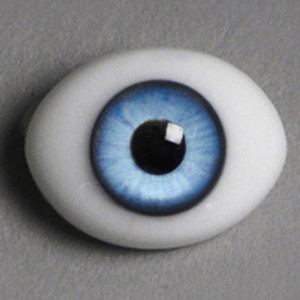 (Pre-order)12mm Classic Flat Back Oval Glass Eyes (MA12)