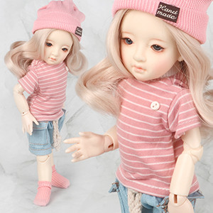 Dear Doll Size - Mini Knit Charm Outfit Set (Pink)