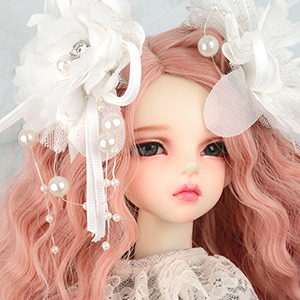 Flower Pearl Mist Hairpin (White)