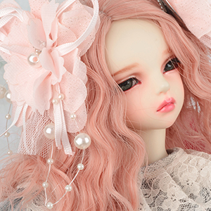 Flower Pearl Mist Hairpin (Pink)