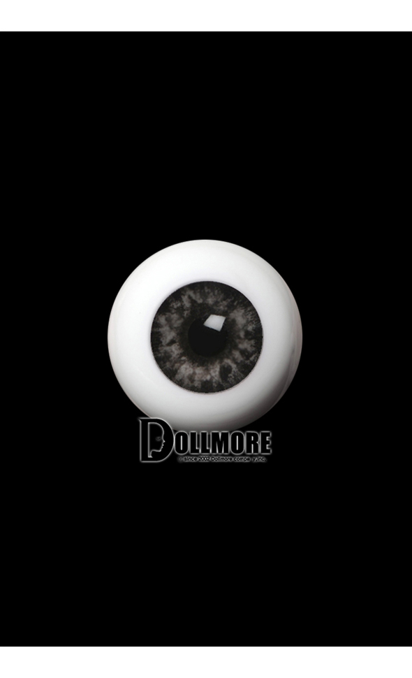 20mm Half-Round Acrylic Eyes (LT/Grey)