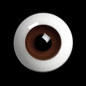 26mm - Solid Glass Eyes (Brown)